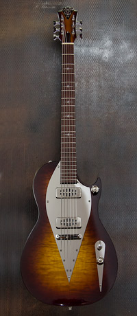 V8 Custom Guitars Klassic Classic Traditional Flame Maple Mahogany